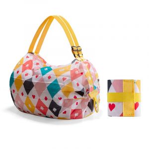 Sac de courses pliable et écologique, sac de voyage à bandoulière, portable, épais, grand sac d'épicerie, sac écologique de supermarché, diamant - Neuf