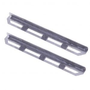 2pcs Stainless Steel Side Pedal For Trx-4 Trx4 1:10 Rc Rock Crawler - Neuf