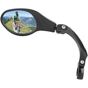 Kal-Rétroviseur De Vélo, Miroir De Vélo À Rotation 360 ° Réglable Pour Guidon De Vélo De Route De Montagne Vue De Cyclisme Grand Angle - Neuf