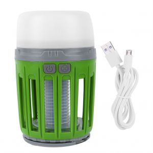 HJLIAN Lampe solaire anti-moustiques verte (sans panneau solaire ni batterie) - Neuf