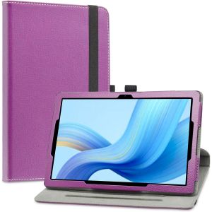 Pour Doogee U9,Slim Pu Cuir Etui Et Pliable Stand Folio Coque Couverture Pour Doogee U9 / Doogee U10 Pro Android Tablette 10.1 Pouces 2023,Violet - Neuf