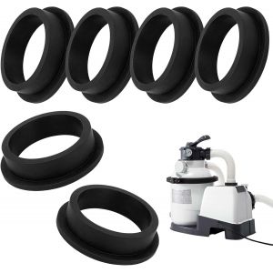 Rondelles en Caoutchouc pour Pompe à Sable,6 Pièces Joints Toriques pour Piscine,Joints Toriques de Rechange pour Piscine,Compatible avec Intex 26323CA,26323EH,26331CA,26331EH - Neuf