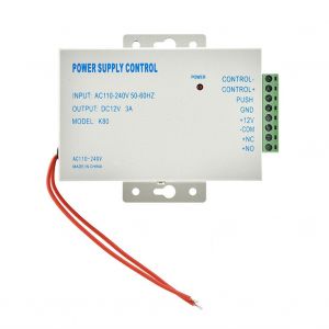 Adaptateur de controleur d'alimentation metallique de sortie CC 12 V/3 A pour commutateur de systeme de controle d'acces de porte - Neuf