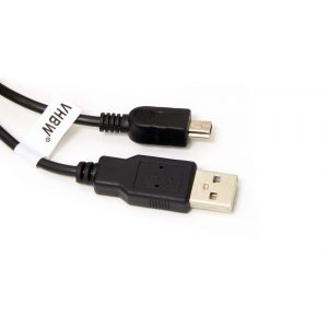 vhbw Câble mini USB - transfert de données/charge, 1.0 m, compatible avec Canon Ixus 185, 190 - Neuf