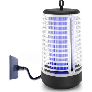 Lampe Anti Moustique,Électrique Anti Moustique,Tueur d'Insectes Électrique,Sûr et Efficace pour Camping Intérieur Extérieur Jardin Terrasse,Lampe Anti Moustique avec USB - Neuf