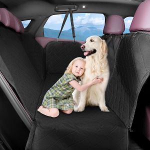 Yemaesre-Housse De Siège Pour Chien, Protection Voiture Chien Protege, Banquette Arriere Antidérapant Et Imperméable Avec Fenêtre De Visualisation Protection Coffre Universelle Voiture 137 X 147 Cm - Neuf