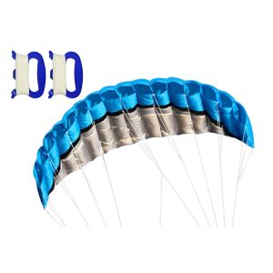 Cerf-volant parapente &agrave; double ligne de 2,5 m pour activit&eacute;s de vol acrobatique et de plage en ext&eacute;rieur - Neuf