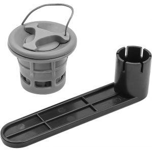Letnerny-Bouchons D'air Universels À 6 Rainures, Valve D'air De Bateau De Kayak Avec Clé, Remplacement De Bouchon De Valve De Gaz D'air À Double Joint Pour Radeau De Bateau Gonflable - Neuf