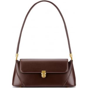 Senior-Sac À Bandoulière Pour Femmes Sac À Main Vintage Mode Classique Pochette En Cuir Végétalien Fourre-Tout Rétro Sac À Main Avec Fermeture À Boucle[L546] - Neuf