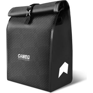 Subzonal-Sacoche Velo 28l Imperme&iquest;Able, 2-En-1 Sacoche De V&eacute;lo Porte Bagage Arriere 10 Kg, Roll-Top Ajustable, Logo R&eacute;fl&eacute;chissant, Avec Poign&eacute;e & Sangle, Pour Pluie, Cyclisme, Travail & Voyage - Neuf