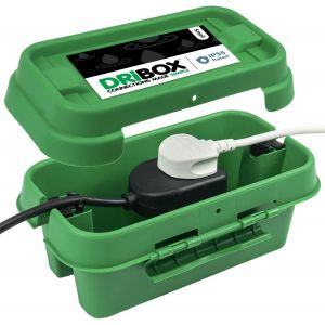 Ytfhg-Petite Boîte De Connexion Électrique Extérieure Étanche Ip55 25,5 X 14,1 X 10,2cm - Boîtier Pour Cordon D'alimentation Pour Lumières De Noël, Minuteries, Rallonges, Câbles, Bobines - Neuf