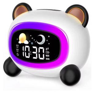 R&eacute;veil Pour Enfants Ok To Wake Children Avec Formation Au Sommeil Et Machine Sonore,Cadeau D'Anniversaire Pour Gar&ccedil;ons Et Filles.Upgrade Panda. - Neuf