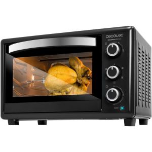 Mini four 30 L noir avec r&ocirc;tissoire &iquest; 1500 W - Neuf