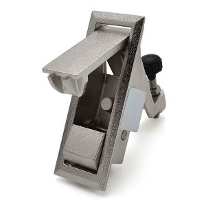 2pcs Argent Porte d'Armoire Bouton-Poussoir de la Serrure Électrique Plat Cabinet poignée de Meubles, Poignée, Poignée Verrouillable Cabinet de Poignée de Tiroir pour le Camping, la Cara - Neuf