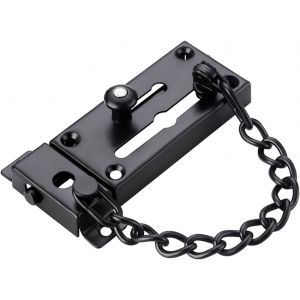 (Noir Mat), Chaîne De Porte De Serrure, Serrure De Porte Loquet Avec Anti-Vol De La Chaîne, De Protection De Chaîne À La Porte Avec Le Verrou De Glissière, Le Baril De Boulon, Les Lourds C - Neuf