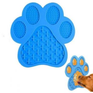 Coussin À Lécher Au Beurre De Cacahuète Pour Chiens Et Chats - Gamelle En Silicone À Alimentation Lente Pour Le Bain Et Le Toilettage - Distributeur De Friandises Attrayant Pour Animaux De Compagnie - Neuf