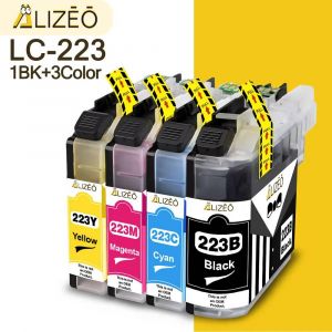 Cartouche d'encre 223XL Compatible avec Brother LC223 223XL LC, DCP-J4120DW MFC-J4420DW J4620DW 4625DW pour imprimante XL4pcs(1set) - Neuf