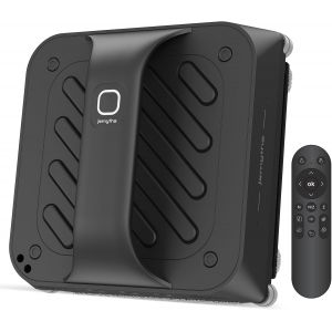 NouvelHorizonstore-Robot Nettoyeur de Vitres de 6 Buses d'eau, Robot Laveur de Vitre avec d'aspiration de 8000Pa, Technologie de D&eacute;tection des Bords et 4 Modes de Nettoyage, Adapt&eacute; aux Surfaces Lisse - Neuf