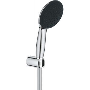 Vitalio Start 110, Pommeau de Douche Rond 11cm 2 Jets (Pluie/Stimulant), Economie d'Eau, Sélection Facile, Procédé Anti-Calcaire, Chromé, 27946001 - Neuf