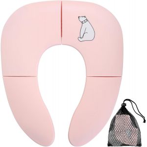 Chenquansarl-Réducteur De Toilette Pour Bébé, Siège De Toilette Pliable Pour Enfants, Réducteur Wc Portatif Pour Enfant/Bébé, Siège De Toilette De Voyage Pour Enfants - Neuf