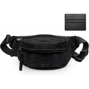 RFCBC-Sac à bandoulière en velours côtelé tendance pour femme et homme - Sac bandoulière en velours côtelé tendance - Pour les loisirs et le sport - Vert, Noir , Tendance de la rue - Neuf