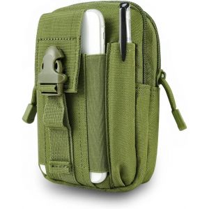 Nzqaf-Ceinture Tactique Multifonctionnelle En Nylon Pour Homme - Sacoche Molle Edc Pour Téléphone, Camping, Randonnée, Vélo, Escalade Et Voyage - Neuf