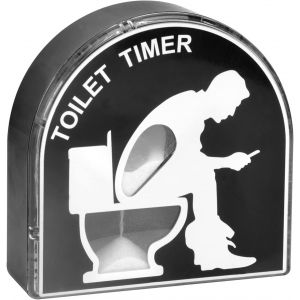 Checarzhn--No1-Sablier De Toilette Créatif De 5 Minutes, Sablier De Toilette Créatif Pour Enfants, Outil De Synchronisation De La Maison, Jardin, Décoration D'intérieur, Jouet Pour Homme, Mari, Papa, - Neuf