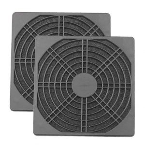 2 pcs ABS ordinateur ventilateur grille 120mm ventilateur filtre ventilateur ventilateur maille couverture - Neuf