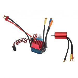 Moteur Sans Balais 4600kv Et Moteur Sans Balais De Haute PréCision En Alliage D'aluminium S35a Esc Avec Esc Pour Voitures Rc - Neuf
