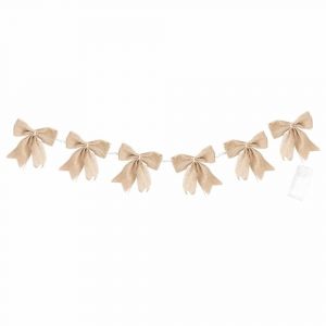 GUIRLANDE LED 10 NUDS JUTE 1.5M NATURE - Neuf