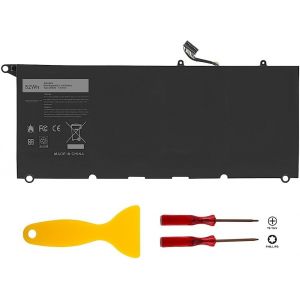 AOAL-52Wh Jd25G Batterie Pour Ordinateur Portable Dell Xps Xps 13 Xps13 9350 13-9350 Xps 13 Xps 13 9343 13-9343 13D-9343 P54G P54G001 P54G002 Série 7.4V 2 Cellules - Neuf