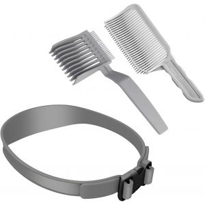 Nsiecd-Degrader Cheveux Homme, 3 Pcs Guide De Coupe De Peignes Pochoir De Coupe Cheveux R&eacute;glable, Peigne Degrade De Positionnement Incurv&eacute; Pour Salon Et Diy &Agrave; La Maison Set De Peignes Pour Coiffeur H - Neuf
