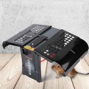 HJLIAN Piege a rats electrique infrarouge rechargeable, piege a souris electronique (prise americaine 100-240 V) - Neuf