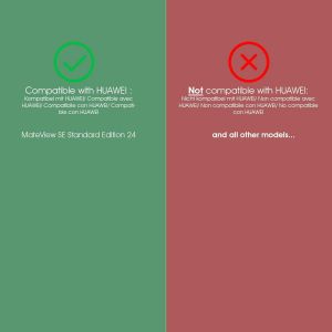 Adaptateur Vesa Compatible Avec Huawei Mateview Se Standard Edition 24 - Support De Moniteur, Adaptateur 75 X 75 Mm - Pour Moniteurs Sans Connexion Vesa Pour Montage Sur Moniteur Ou Support - Neuf