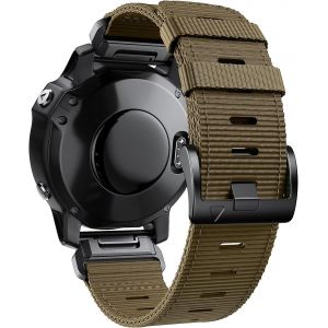 Nylon Bande Compatible Avec Fenix 6/Fenix 7/Fenix 5 Bracelet, Bracelet À Dégagement Rapide Avec Boucle À Vis Pour Fenix 6 Pro/Forerunner 955/Forerunner 945/Forerunner 935 Pour Femmes Et Hommes - Neuf
