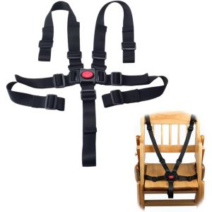 Harnais De S&eacute;curit&eacute; 5 Points Universel, Ceinture De S&eacute;curit&eacute; B&eacute;b&eacute; Harnais, Chaise Haute Si&egrave;ge S&eacute;curit&eacute; Ceinture, Adaptable Sur Chaise Haute, Poussette, Landau, Etc - Neuf