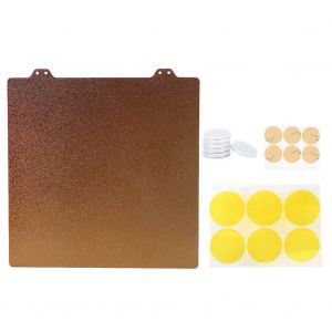 XYONG Poudre bicouche degradee de couleur etoilee en tole d'acier a ressort + 6 autocollants magnetiques 220 mm - Neuf