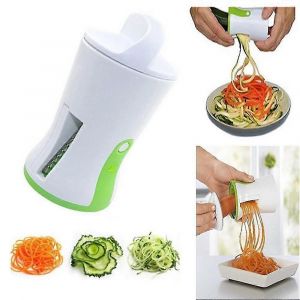1 pc spirale entonnoir râpe à légumes abs acier inoxydable carotte concombre trancheuse hachoir légumes sp - Neuf