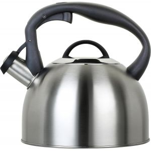 Bouilloire sifflante en acier inoxydable Gris argent&eacute; 2,5 l - Neuf