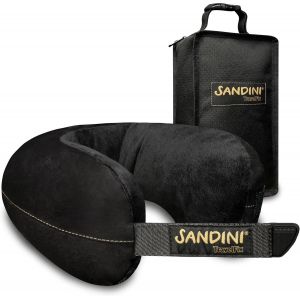 Trahoo-Travelfix Junior - Premium Oreiller De Voyage, Oreiller Cervical Avec Fonction De Soutien Ergonomique Et Sac Gratuit Avec Clip De Fixation Pour Un Transport Hygiénique - Neuf