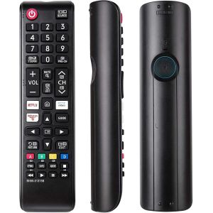 Bn59-01315B Universal Remote Control Replacement For Samsung Smart Tv Lcd Led Uhd Qled 4K Hdr Tvs With Netflix, Prime Video Rakute Tv Button Ue43Tu7125 Ue50Tu7125 Gq43Q60T - Neuf