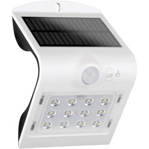 Lampe Solaire Led Butterfly Avec D&eacute;tecteur De Mvt 1,5w Blanc - Neuf
