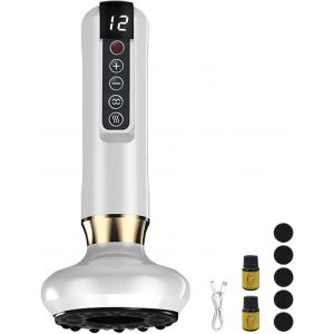 Masseur Anti Cellulite, Réglable Masseur Anti-Cellulite Electrique Anti Cellulite, Niveau 12 Appareil Anti-Cellulite, Convient Pour Le Massage Du Dos, Du Cou Et Des Jambes (Blanc) - Neuf