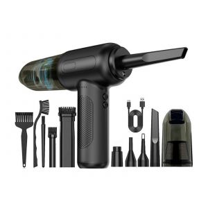 D&eacute;poussi&eacute;reur &agrave; air comprim&eacute; portable et aspirateur sans fil - Neuf