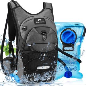 Ulteronixshop-Sac &Agrave; Dos D'hydratation Avec Vessie D'hydratation 3l, Sac &Agrave; Dos De Cyclisme Ext&eacute;rieur Imperm&eacute;able Et Respirant De Grande Capacit&eacute;, Pour La Course, La Randonn&eacute;e, Le Cyclisme, Le Camping&iquest; - Neuf