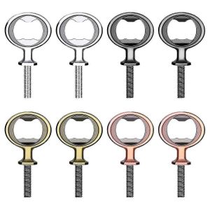 Paquet De 8 Kits D'ouvre-Bouteille En M&eacute;tal Insert D'ouvre-Bouteille En Acier Inoxydable Mat&eacute;riel D'ouvre-Bouteille Bricolage Fla - Neuf