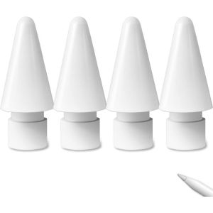 ERYI-Pointes De Rechange Compatible Avec Apple Pencil 2E Génération Apple Pencil 1Re Génération Pointes Pour Apple Pencil - Lot De 4 Mines De L¿Apple Pencil 1 Gen & 2 Gen Apple Pencil Tip - Neuf