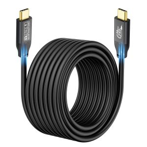 Eryi-20gbps Usb C 3.2 Gen 2 Cable, Type C 4k@60hz Uhd Video 5a/240w Pd3.1 Fast Charge W/E-Marker Compatible With Thunderbolt 3/4 For Iphone 15pro Macbook Samsung Galaxy Pixel Dell Monitor (3m) - Neuf
