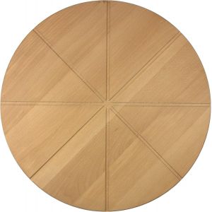 Spwb-Efo Plat À Pizza En Bois De Hêtre Avec Rainures En Tranches. Planche À Pizza. 35 [Cm] | 13.75 - Neuf