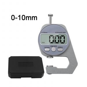 Jauge d¿épaisseur électronique alliage d¿aluminium outil à main micromètre Creative Lcd Screen Metal Durable Silver 0-10mm Niveau - Neuf